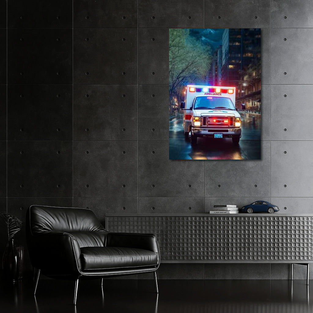 Night Flight: Ford Ambulance in the City of Lights