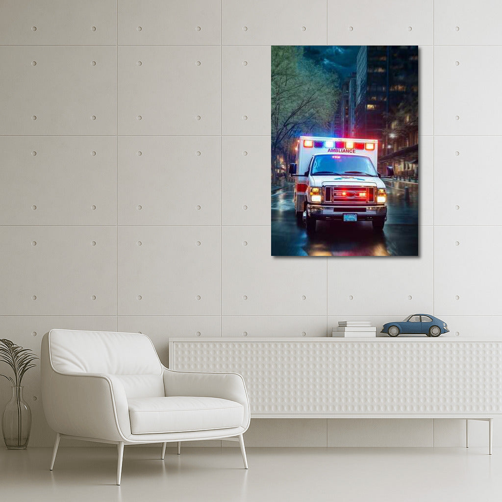 Night Flight: Ford Ambulance in the City of Lights