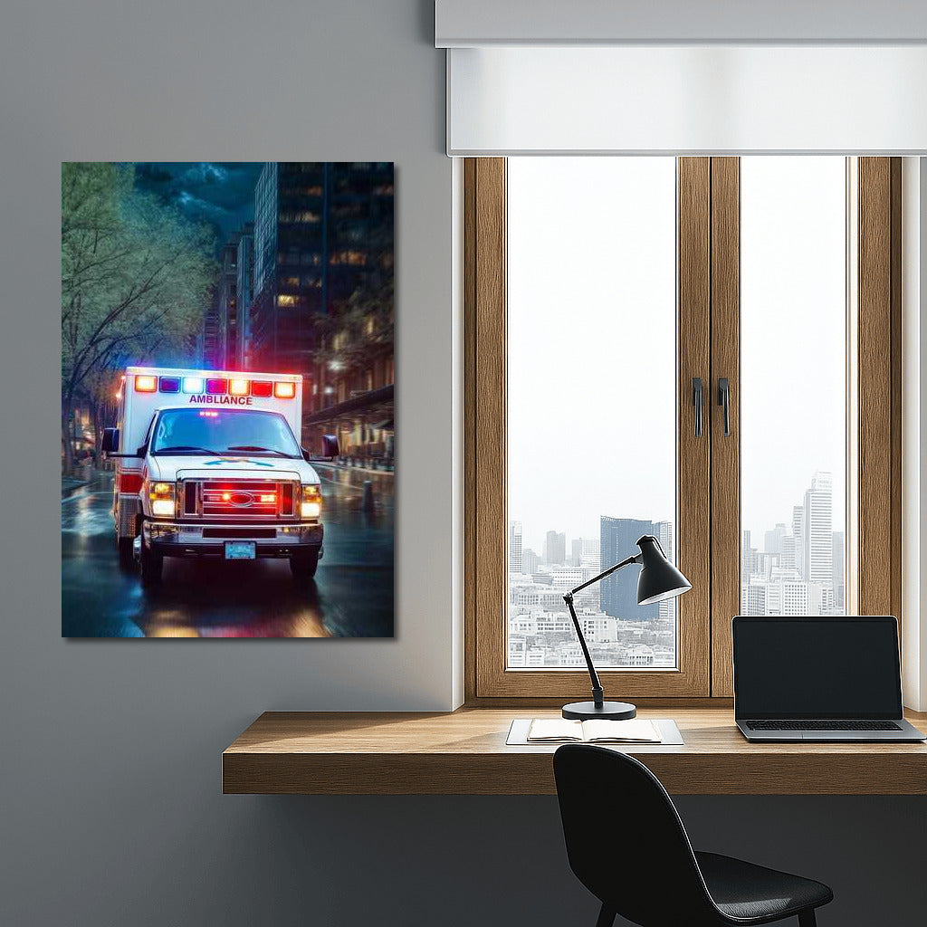 Night Flight: Ford Ambulance in the City of Lights