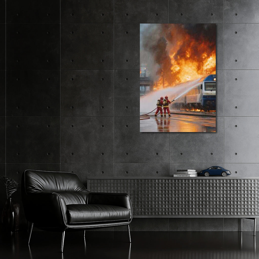 Firefighter Heroism: Saving a Train in Flames