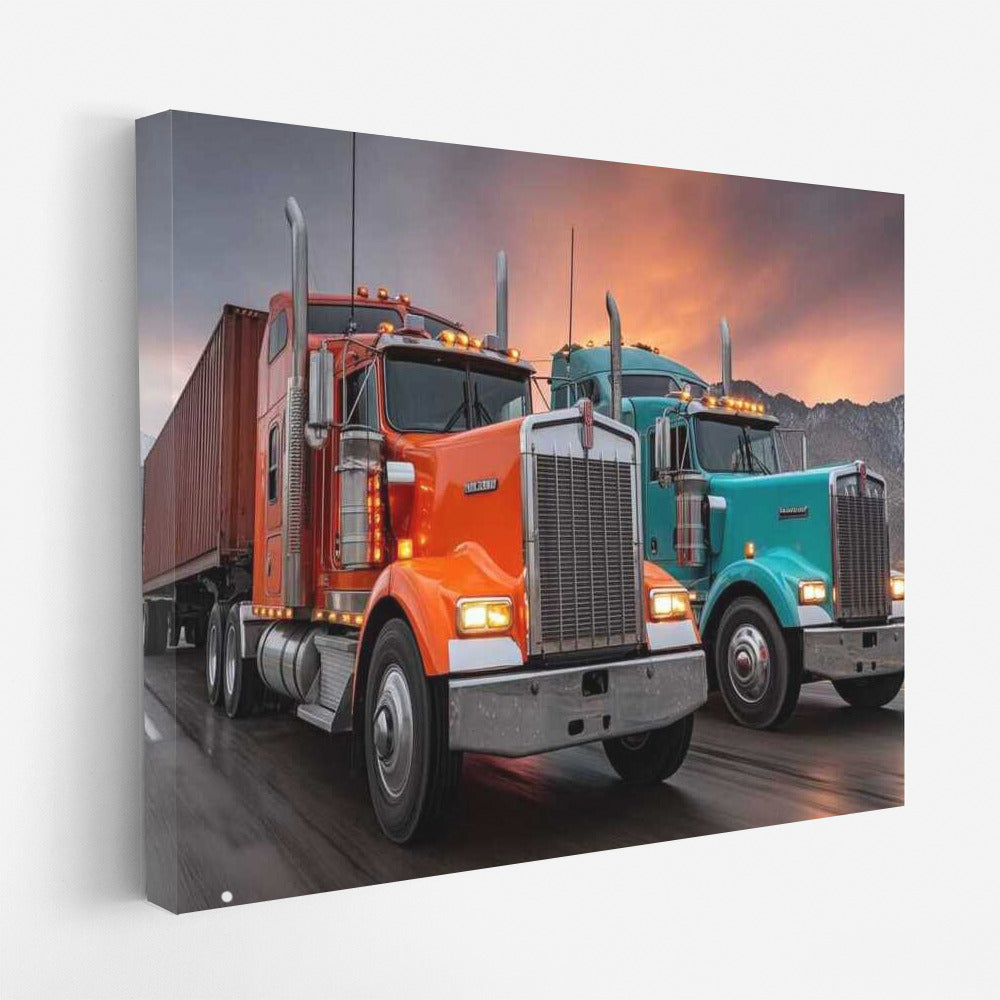 Kenworth Truck Sunset Race: Highway Performance