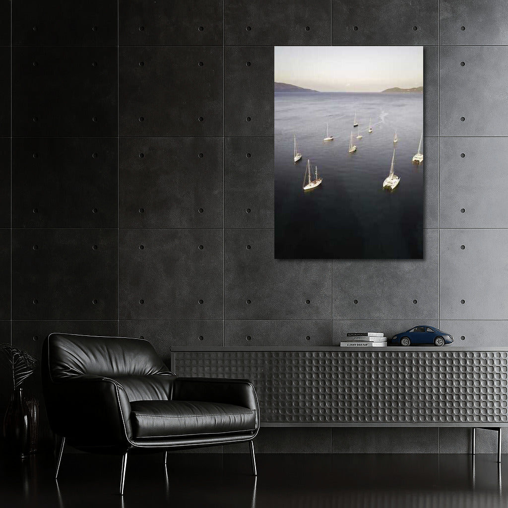 Freedom on Sail: Elegant Yachts on the Smooth Sea