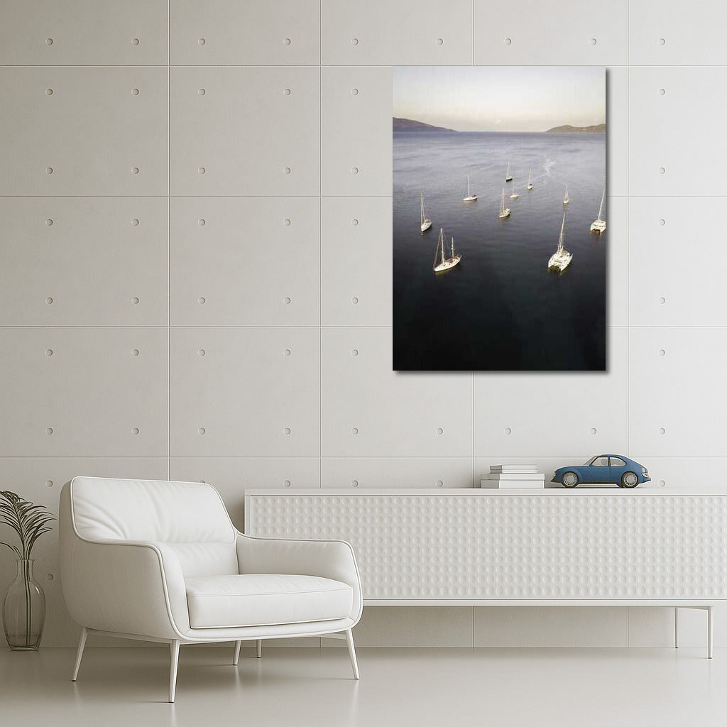 Freedom on Sail: Elegant Yachts on the Smooth Sea