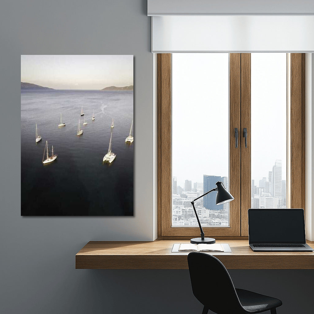 Freedom on Sail: Elegant Yachts on the Smooth Sea