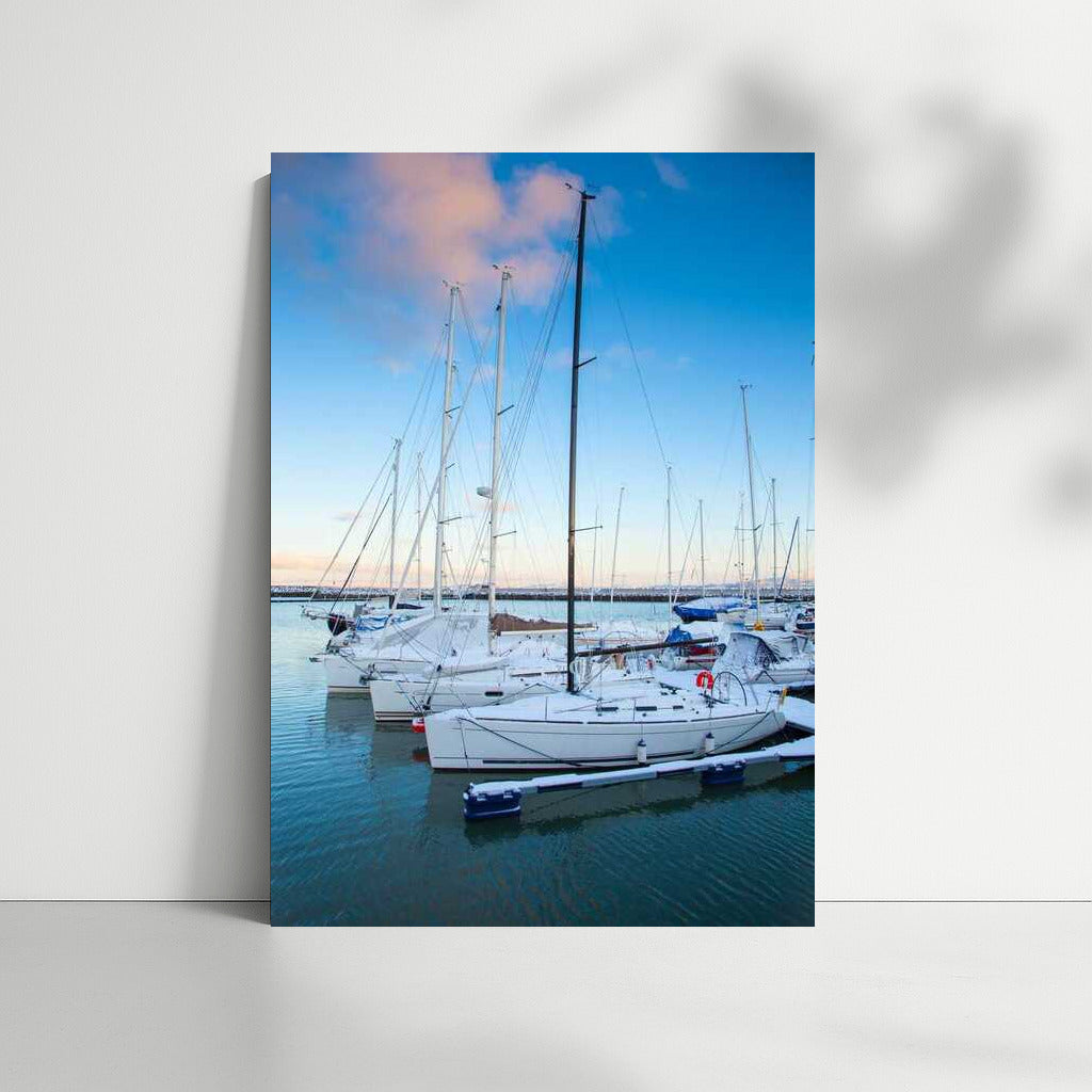 Evening Harbor: Elegant Yachts and Heavenly Freedom