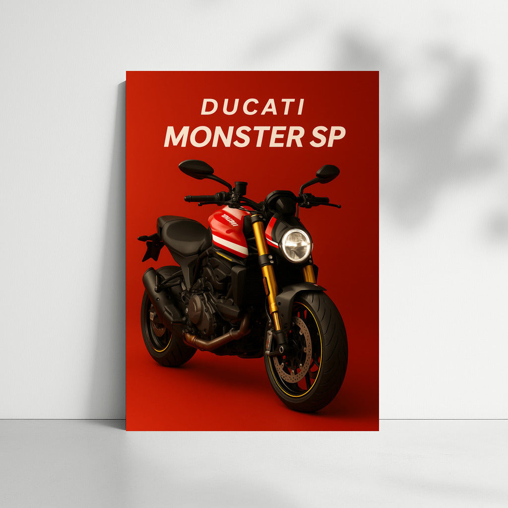 Ducati Monster SP: Dynamics and Speed on Your Wall