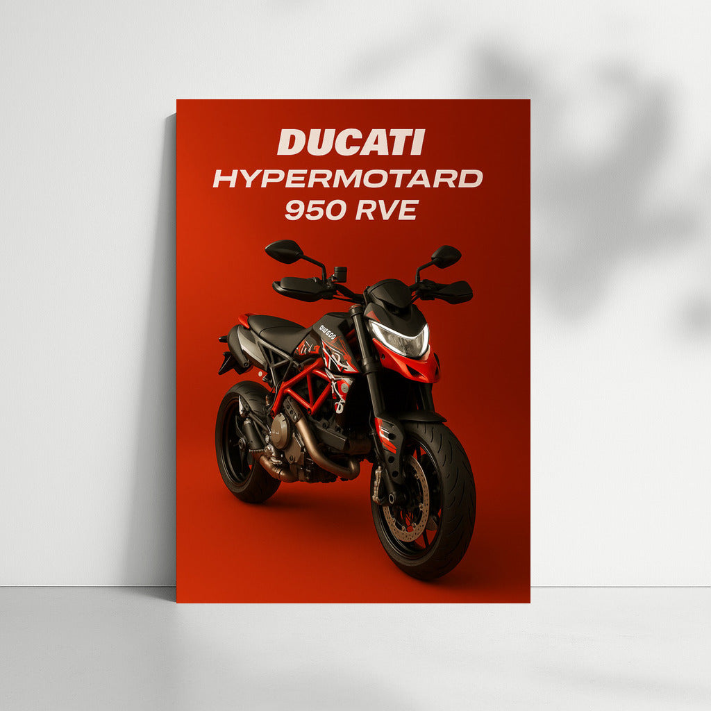 Ducati Hypermotard 950 RVE: Dynamics and Style in Motion