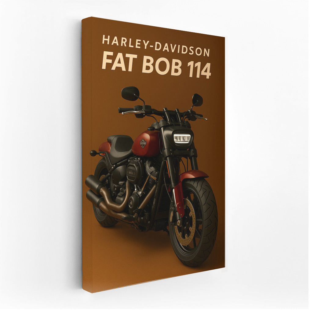 Harley Davidson Fat Bob: Dynamics and Power in the Interior
