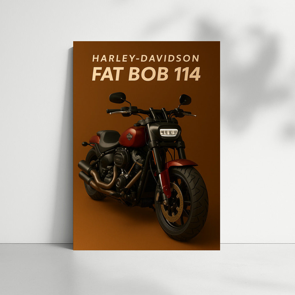 Harley Davidson Fat Bob: Dynamics and Power in the Interior