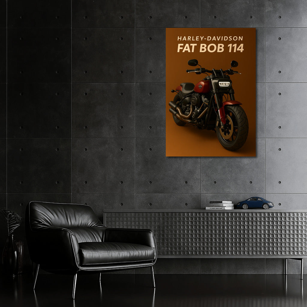 Harley Davidson Fat Bob: Dynamics and Power in the Interior