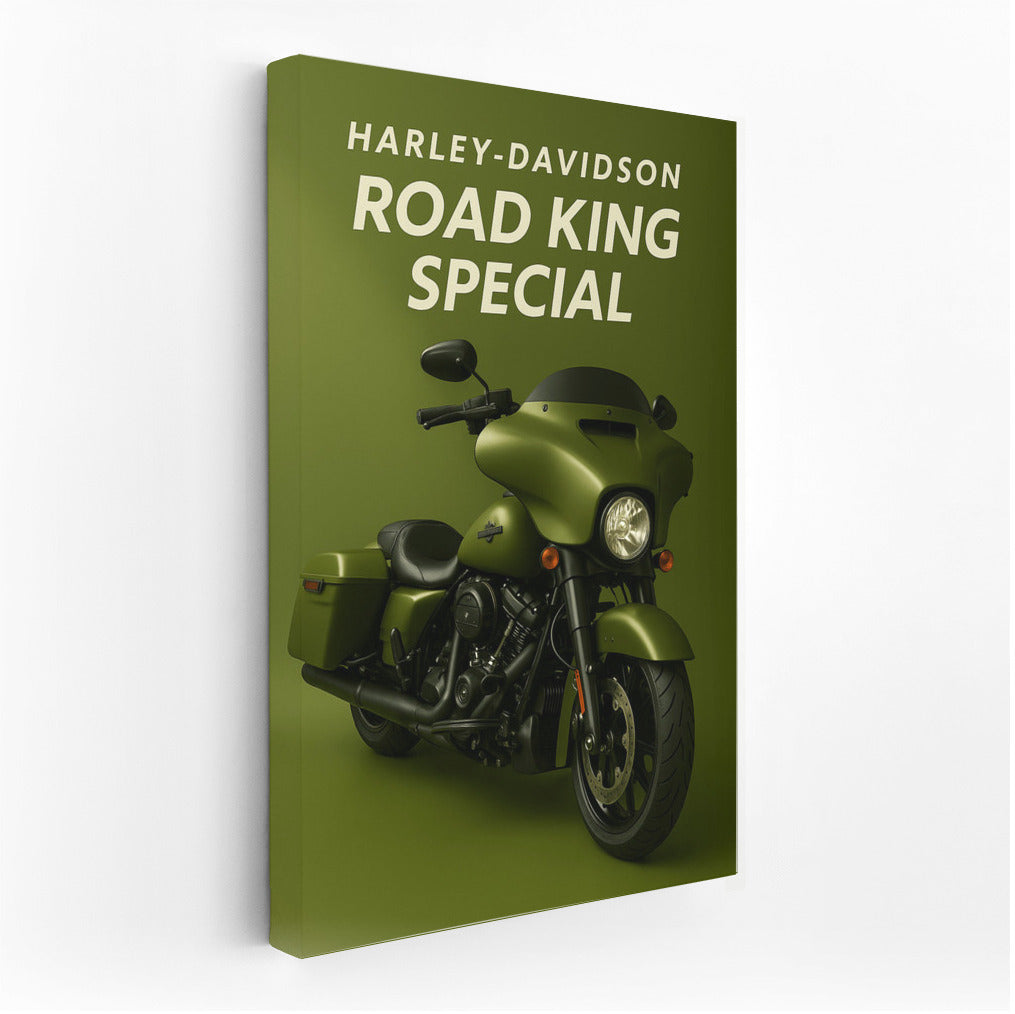 Harley Davidson Road King Special: Power and Style on Your Wall