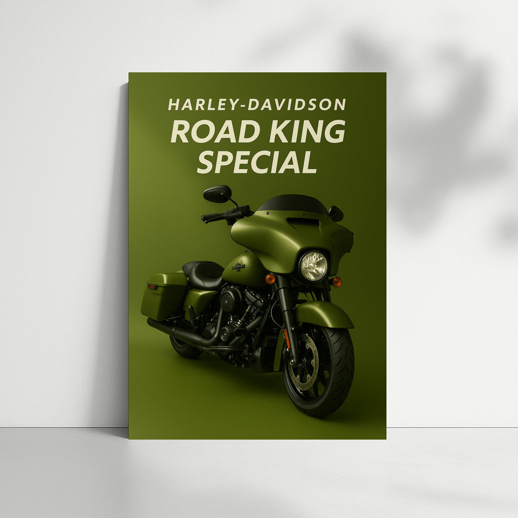 Harley Davidson Road King Special: Power and Style on Your Wall