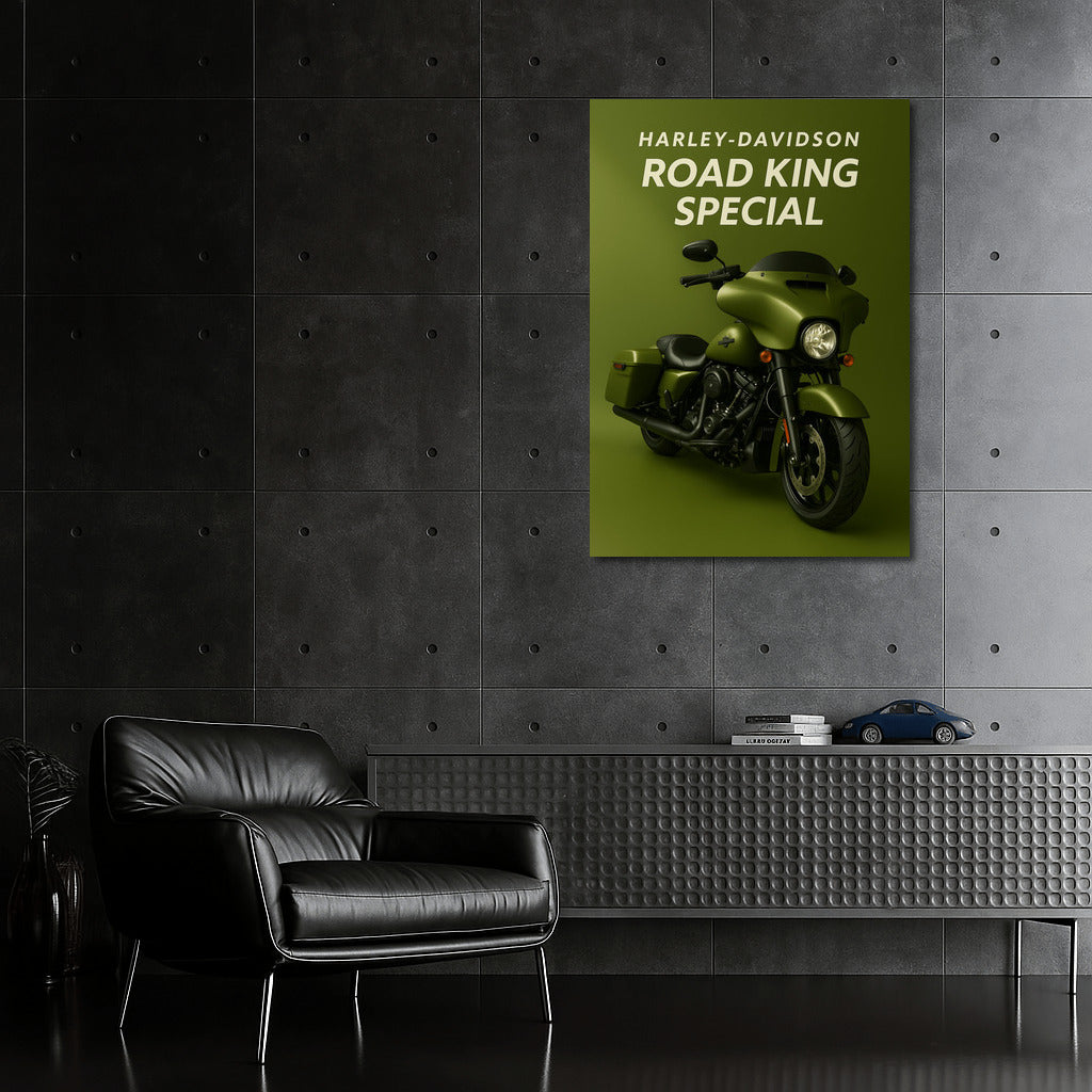 Harley Davidson Road King Special: Power and Style on Your Wall