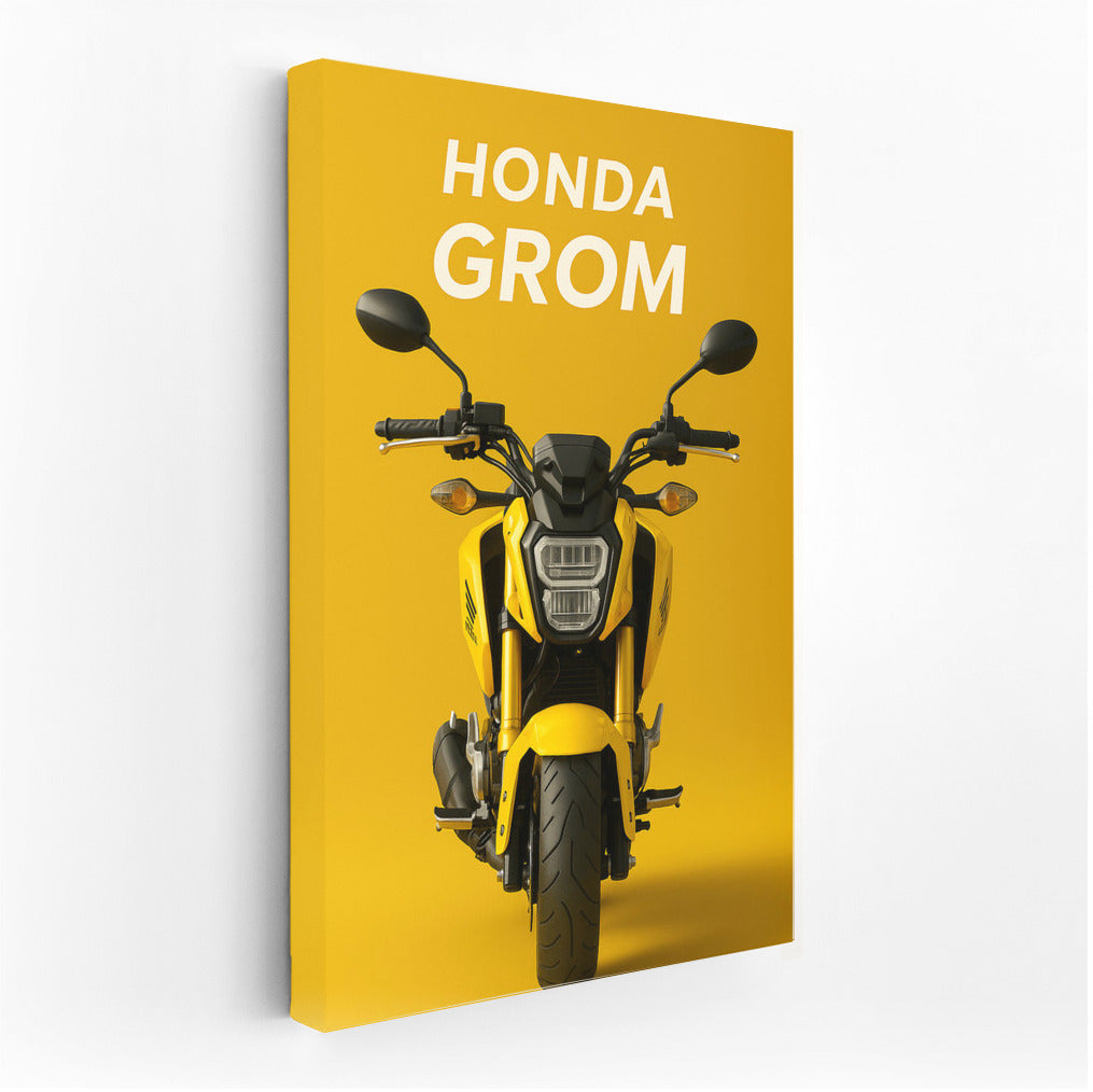 A Brilliant Splash of Adrenaline: Honda Grom for Walls