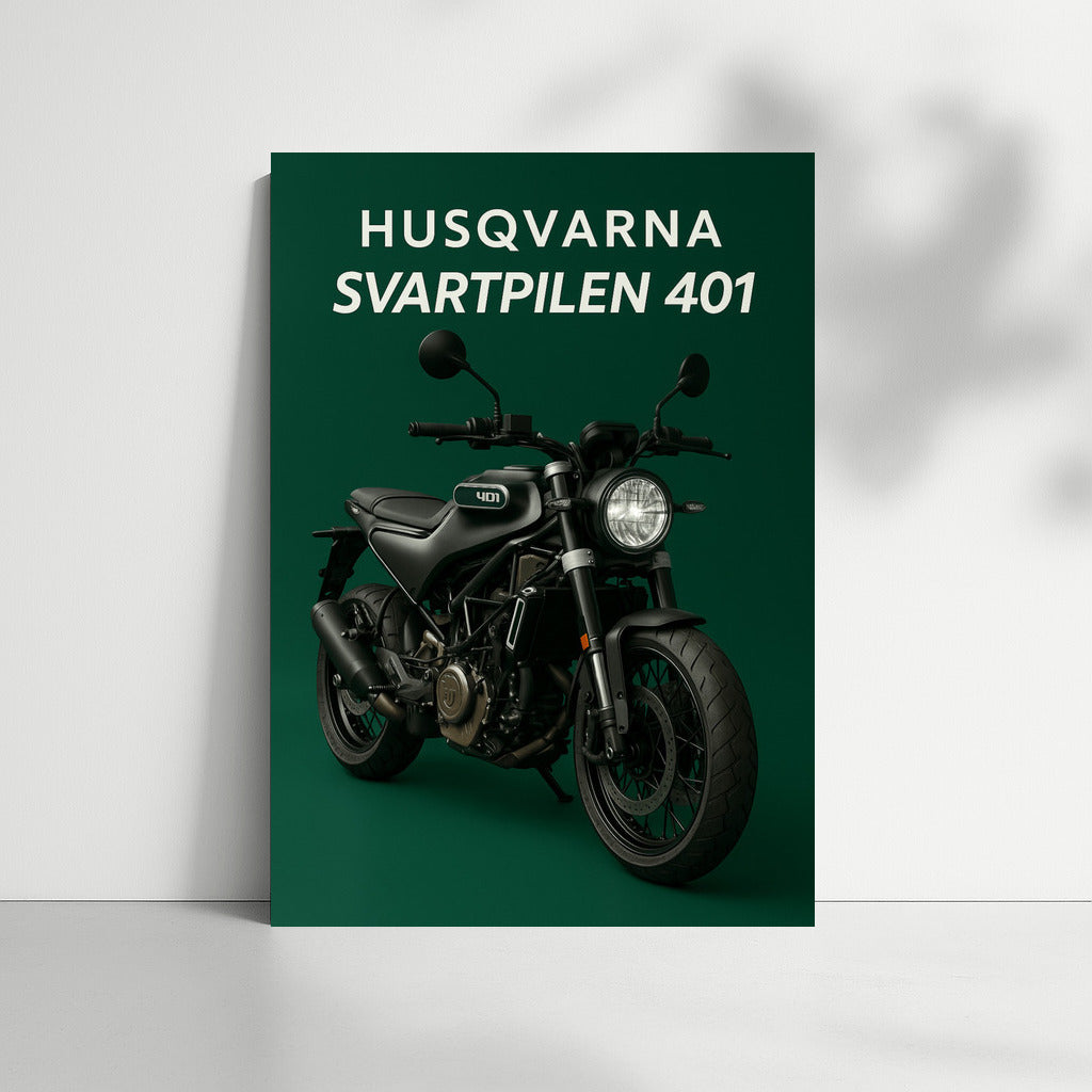 Dynamics and Chic: Husqvarna Svartpilen 401 in the Interior