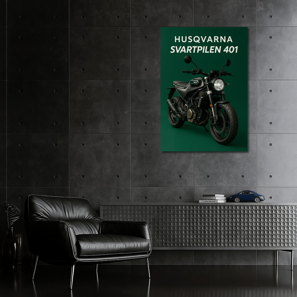 Dynamics and Chic: Husqvarna Svartpilen 401 in the Interior
