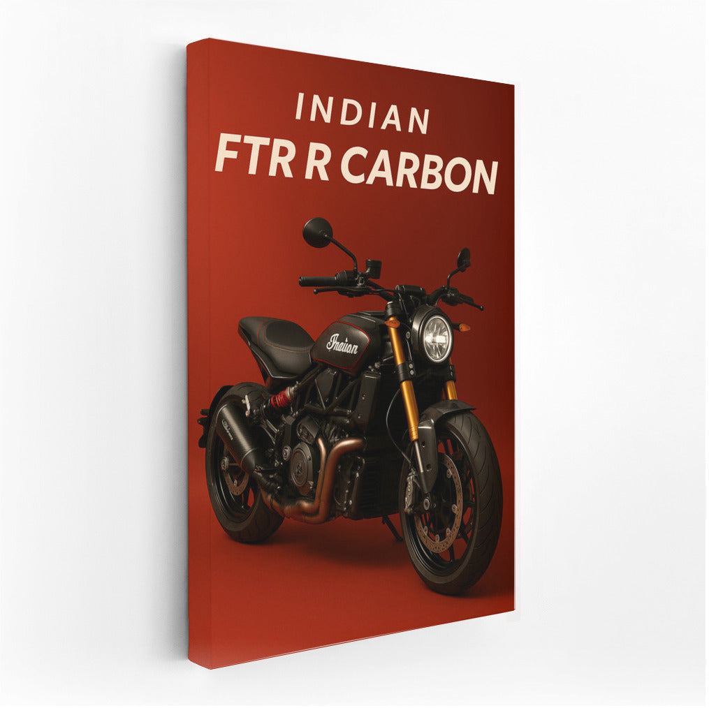 Indian FTR R Carbon: Dynamics and Style in Motion