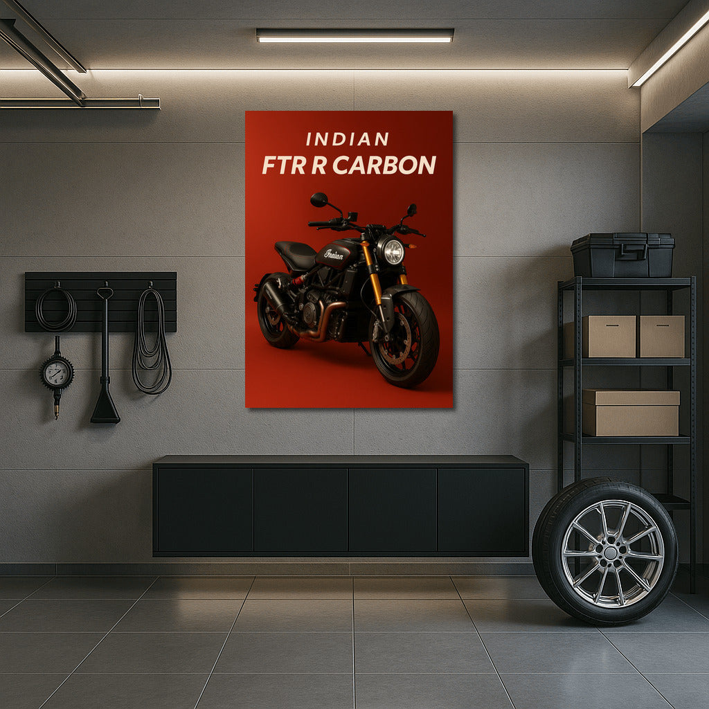 Indian FTR R Carbon: Dynamics and Style in Motion