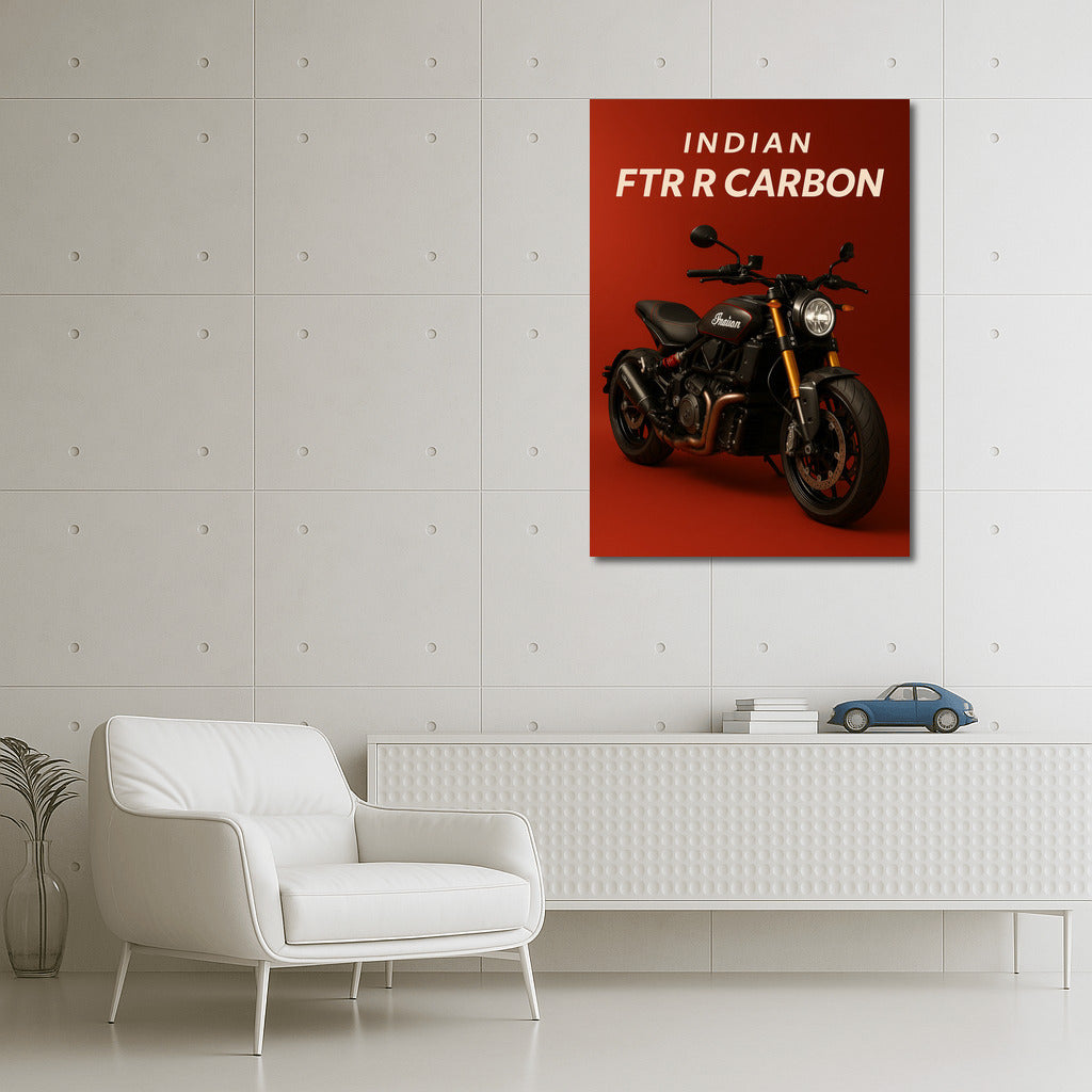 Indian FTR R Carbon: Dynamics and Style in Motion