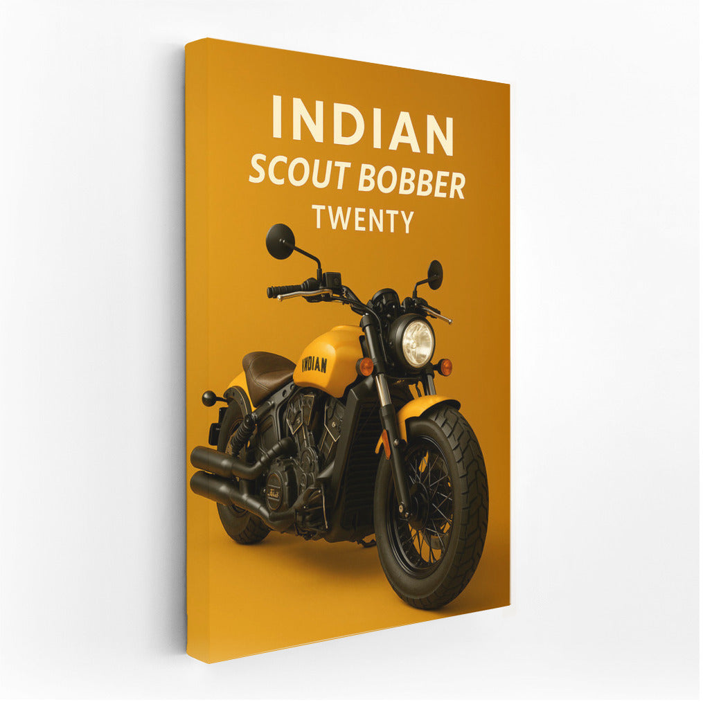 Speed and Style: Indian Scout Bobber Twenty