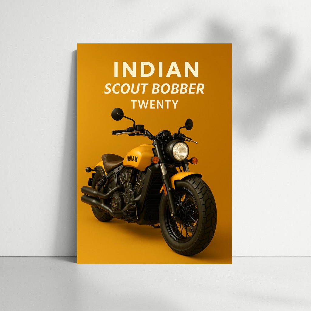 Speed and Style: Indian Scout Bobber Twenty