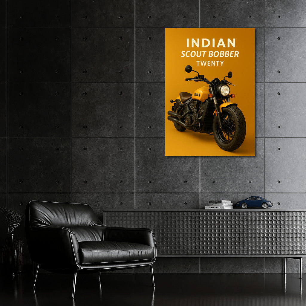 Speed and Style: Indian Scout Bobber Twenty