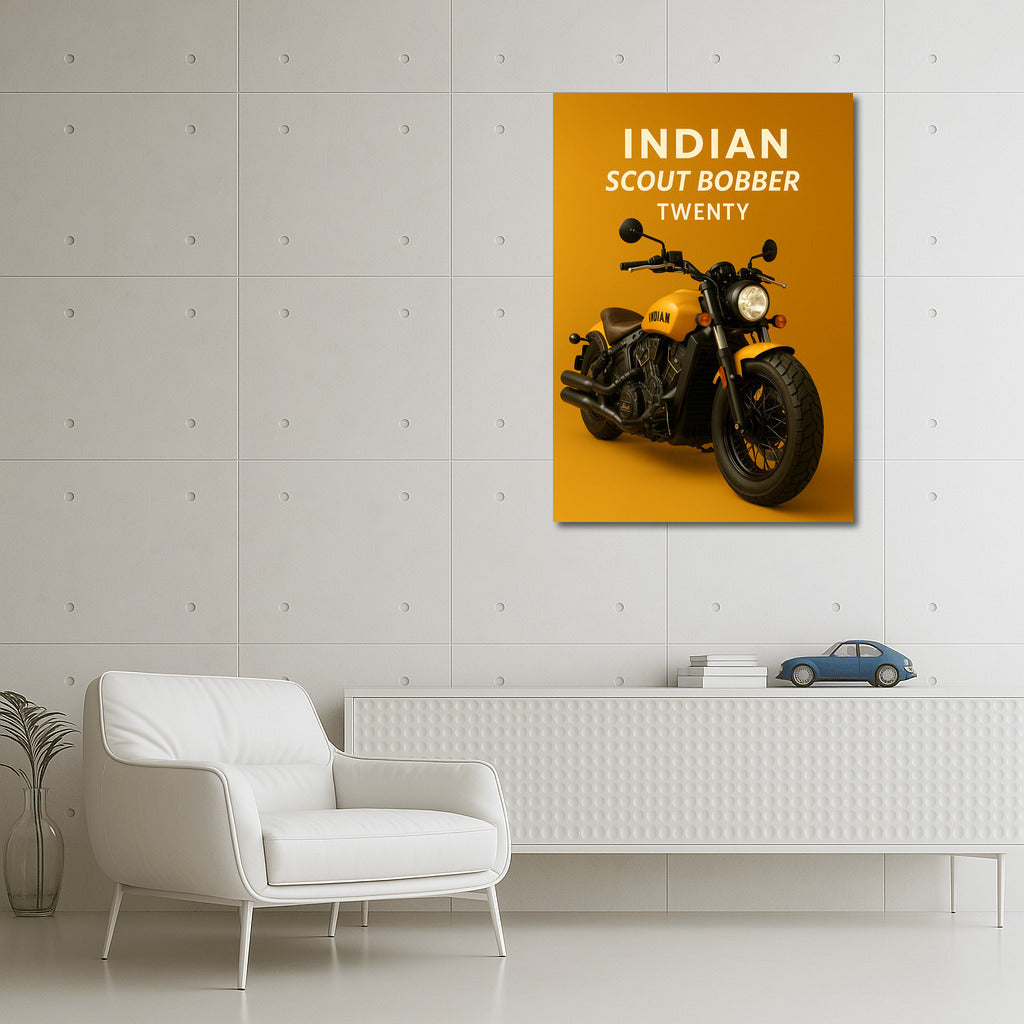 Speed and Style: Indian Scout Bobber Twenty