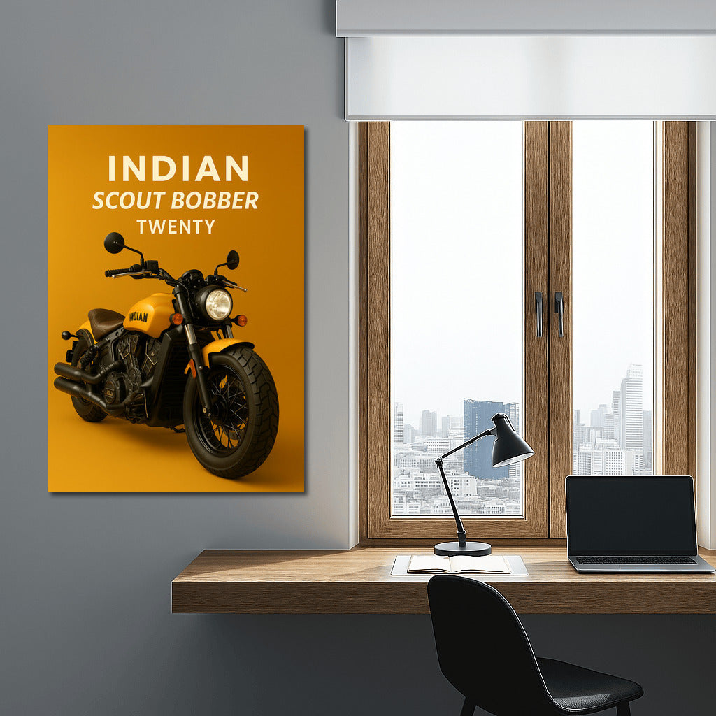 Speed and Style: Indian Scout Bobber Twenty