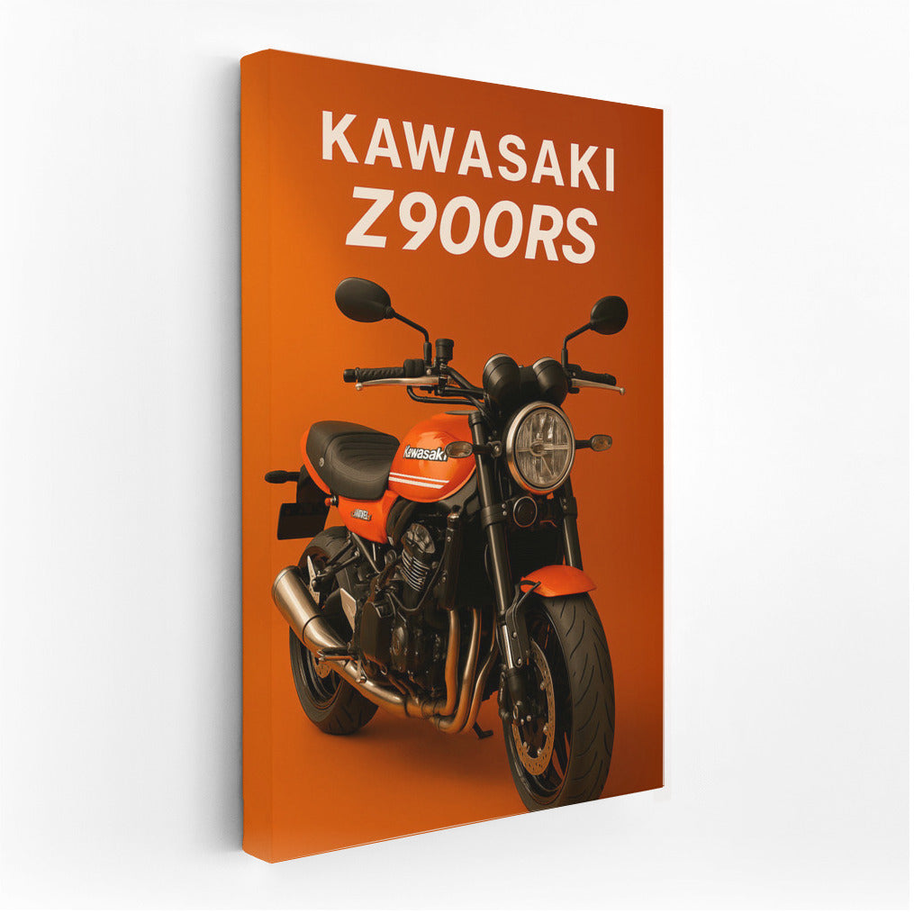 Kawasaki Z900RS: Classic and Power on the Wall