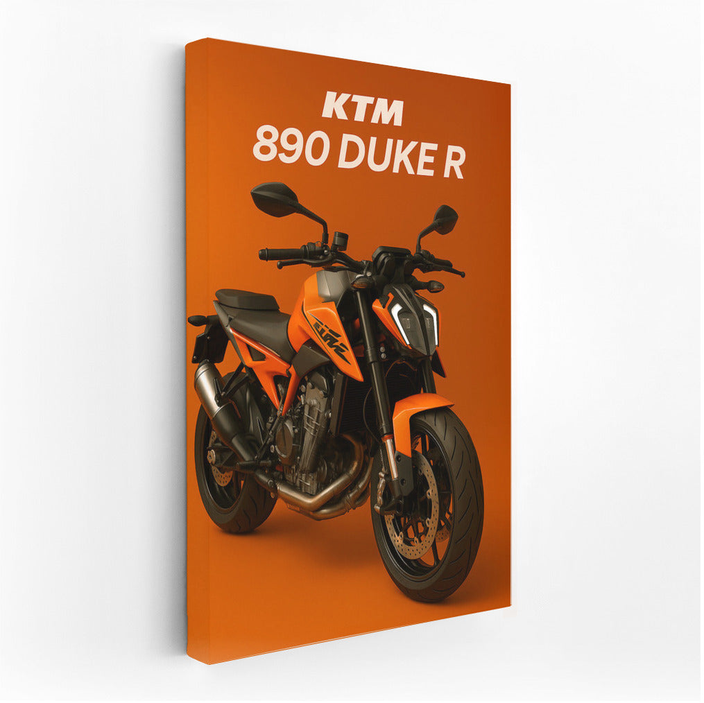 Dynamics and Power: KTM 890 Duke R in Motion