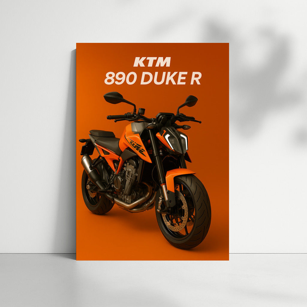 Dynamics and Power: KTM 890 Duke R in Motion