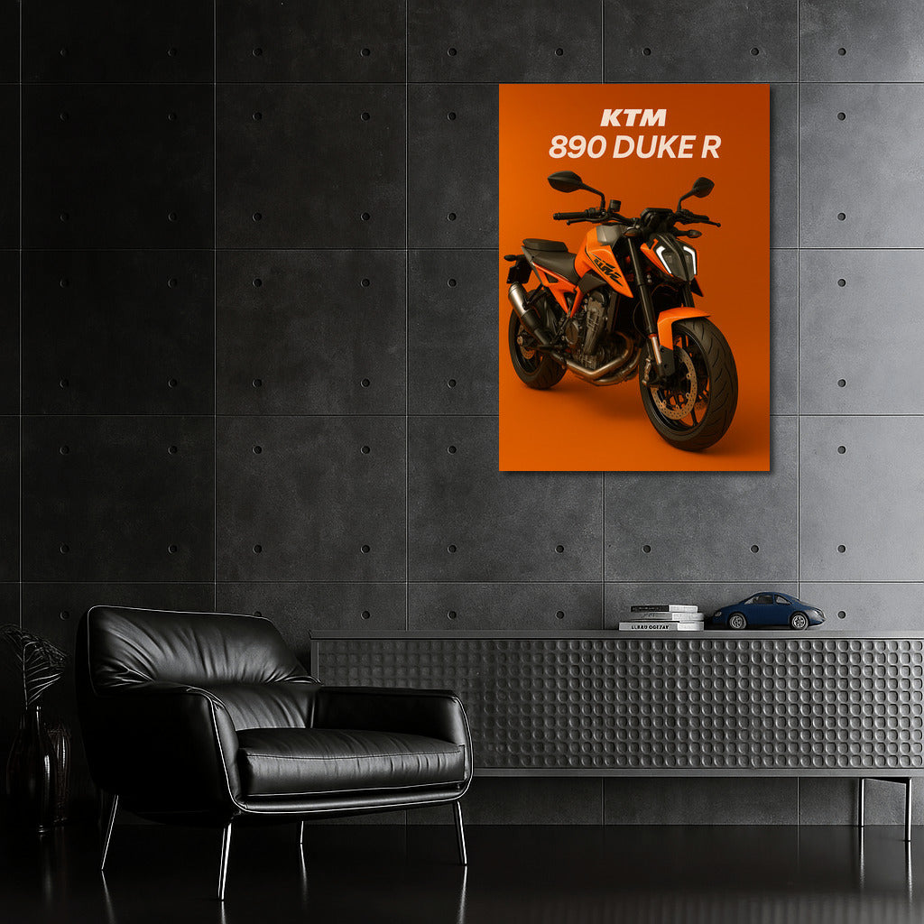 Dynamics and Power: KTM 890 Duke R in Motion