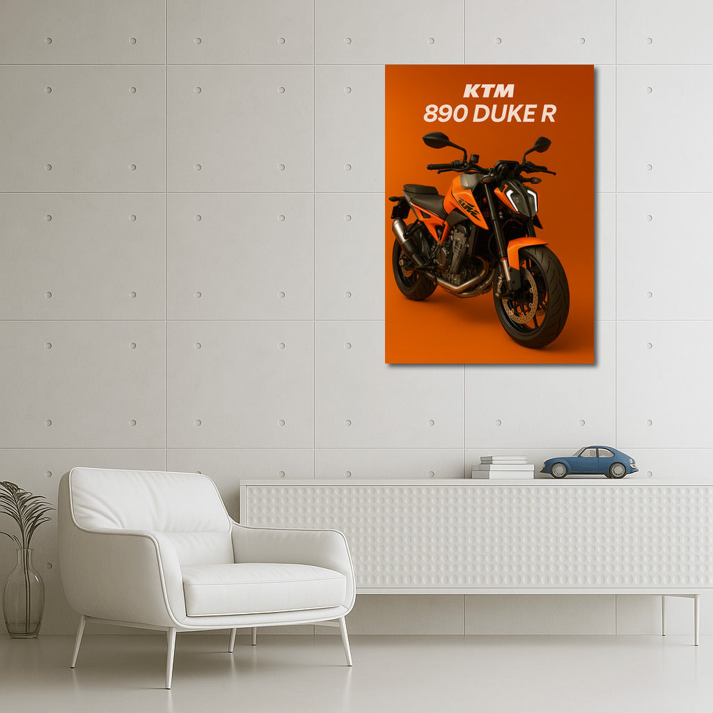 Dynamics and Power: KTM 890 Duke R in Motion