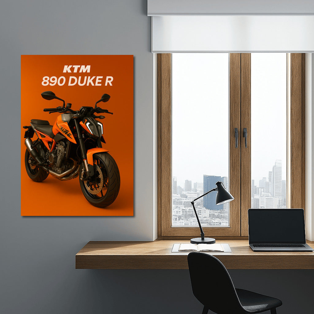 Dynamics and Power: KTM 890 Duke R in Motion