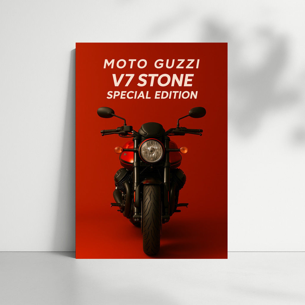 Elegant Speed: Moto Guzzi V7 Stone Special Edition