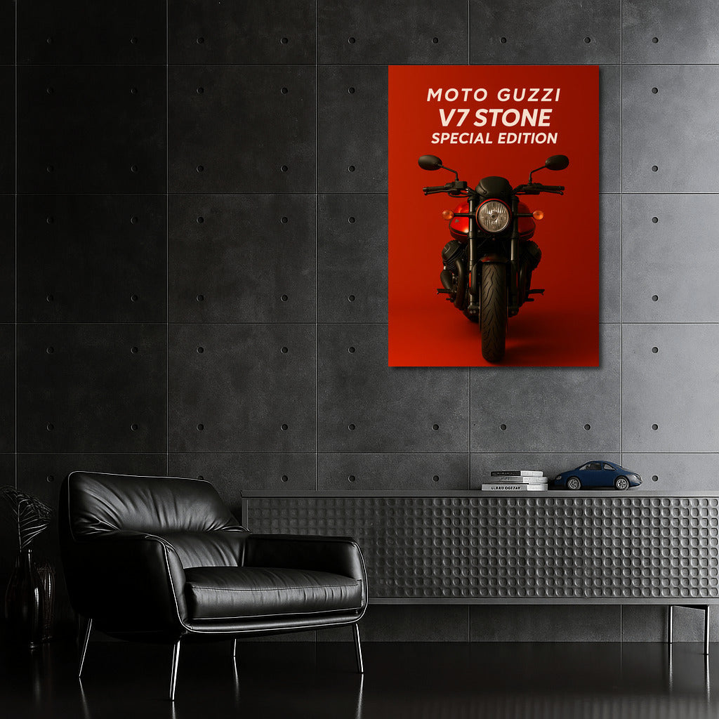 Elegant Speed: Moto Guzzi V7 Stone Special Edition