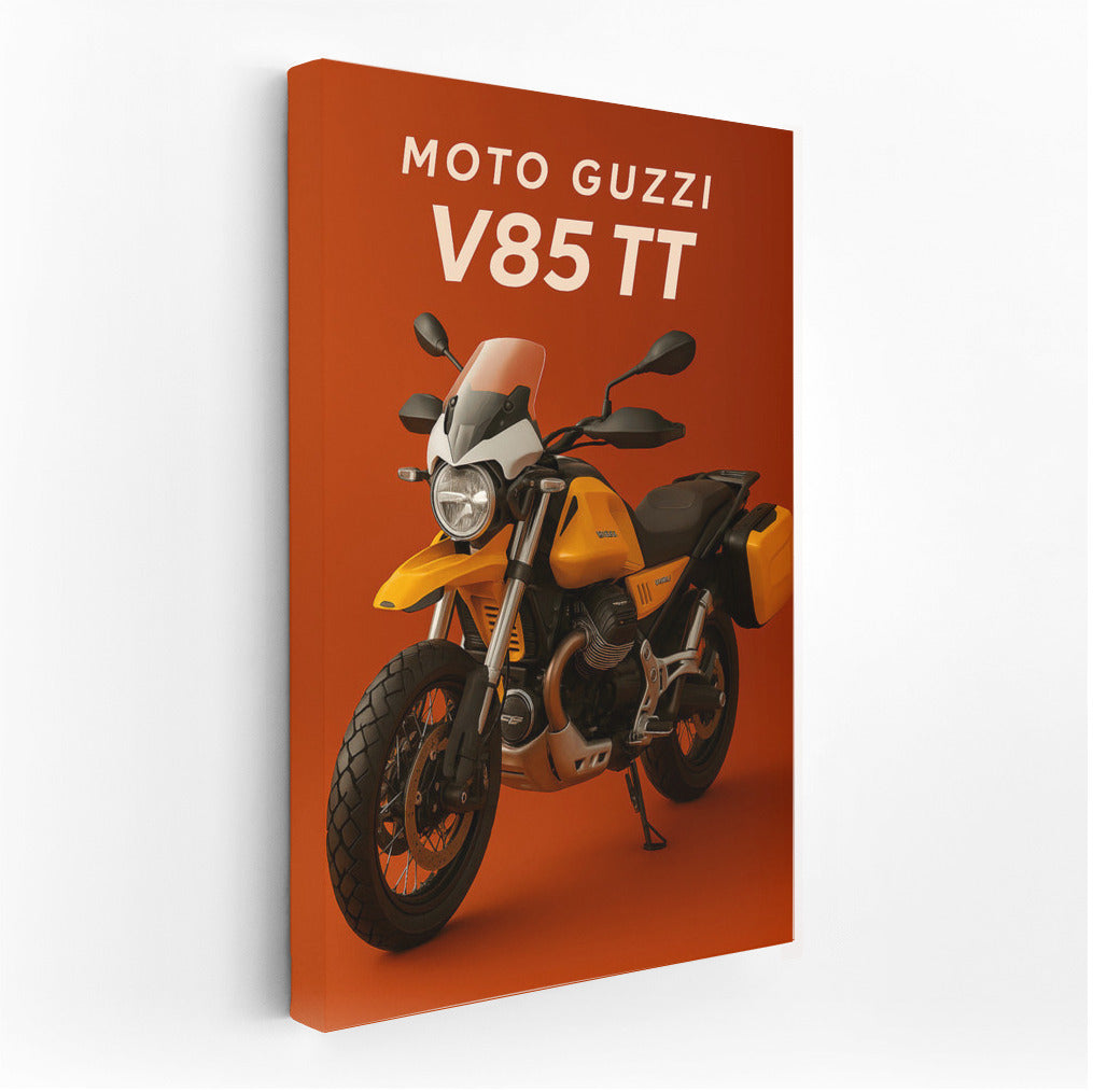 Road Legend: Moto Guzzi V85 TT - Speed and Style