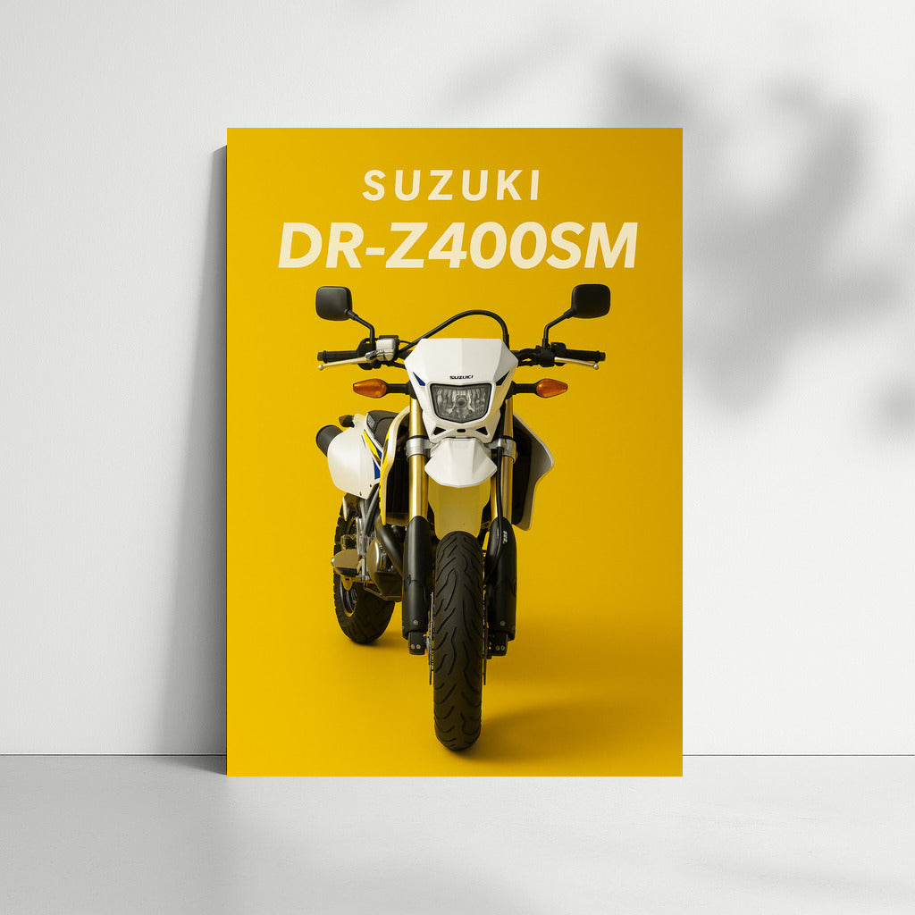 Speed and Style: Suzuki DR-Z400SM in Dynamics