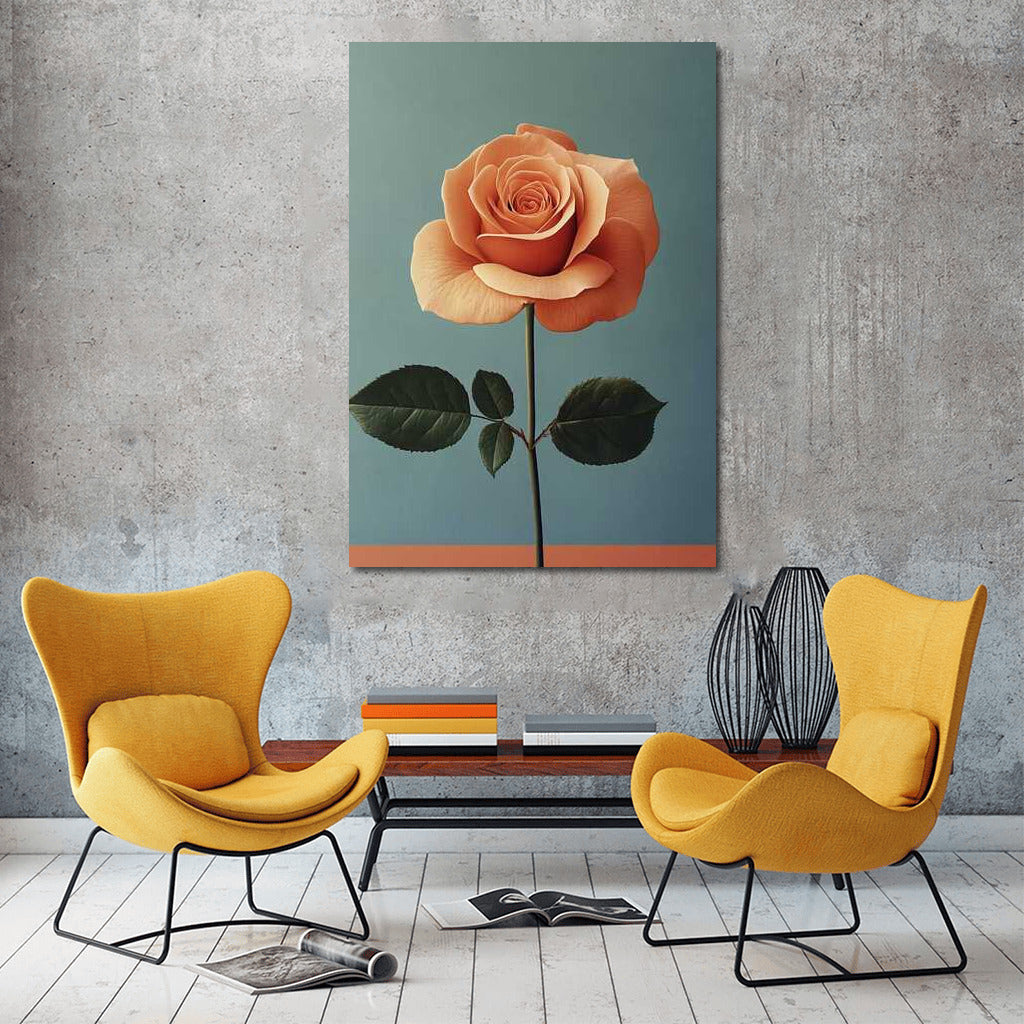 Elegant Rose: Minimalistic Flower Photography