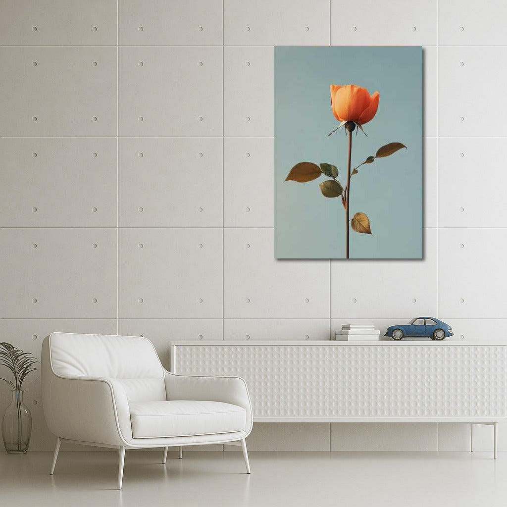 Poem of Tenderness: Minimalistic Rose