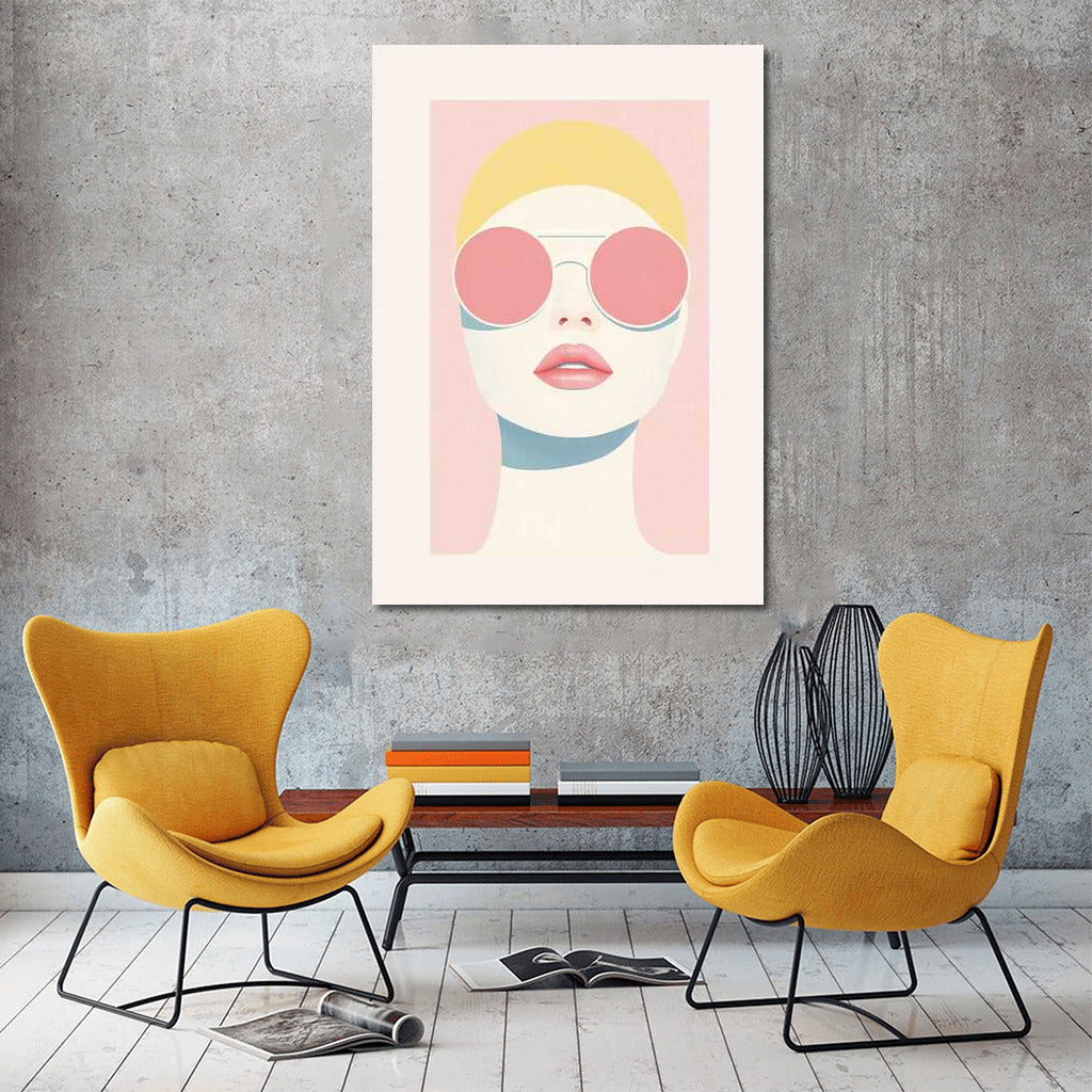 Bright Geometry: Pastel Minimalism for Interior