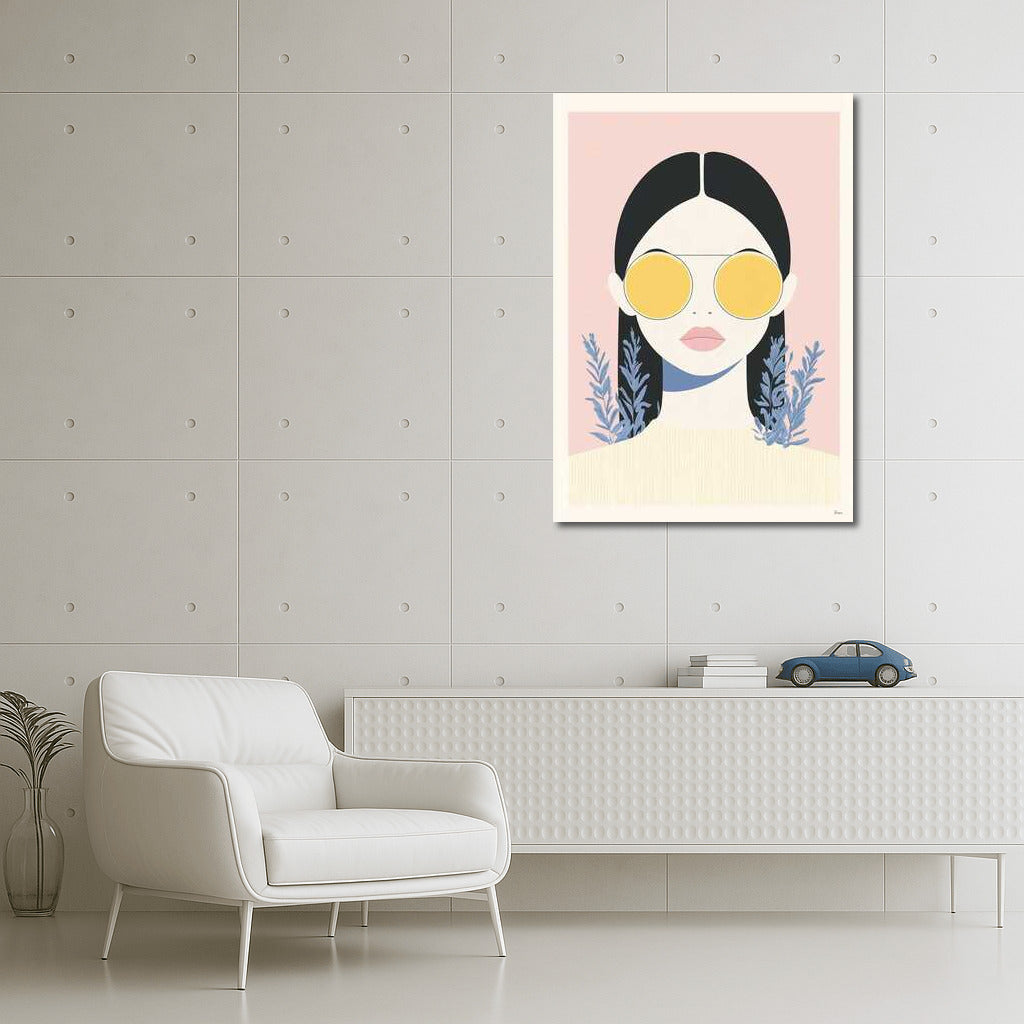 Mysterious Figure in Sunglasses: Minimalism and Aesthetics