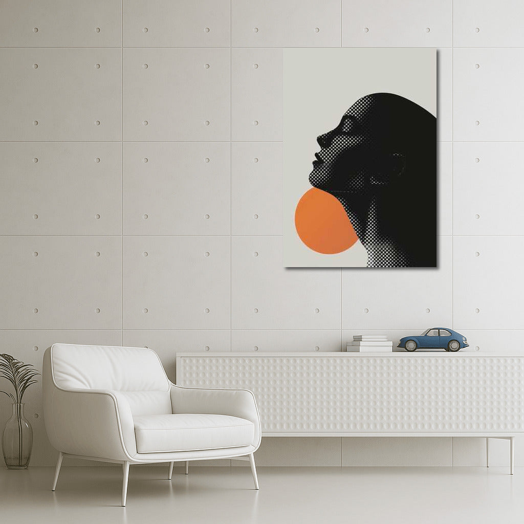 Mysterious Silhouette: A Bright Accent in Minimalism