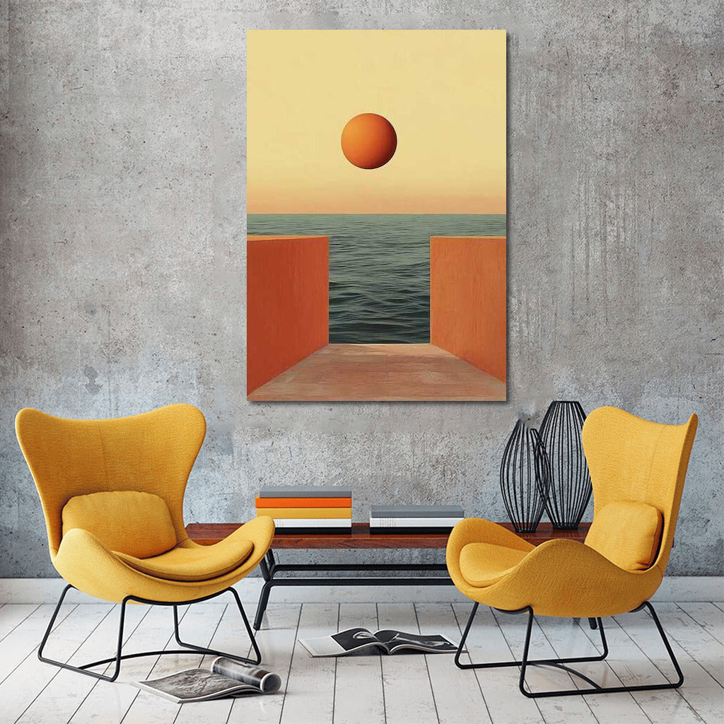 Solar Disk: Minimalism over the Sea