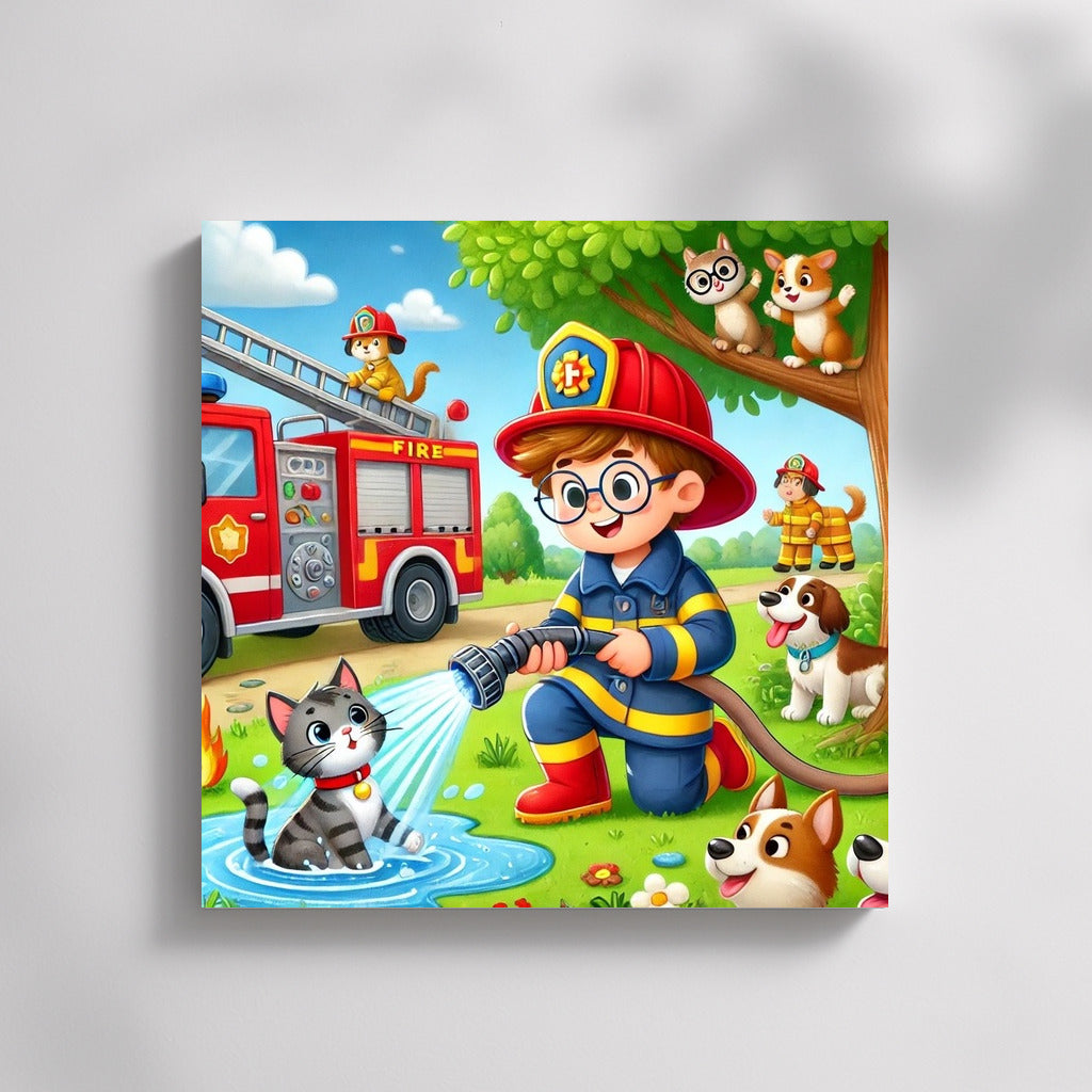 Little Fireman and His Furry Crew: Save the Day