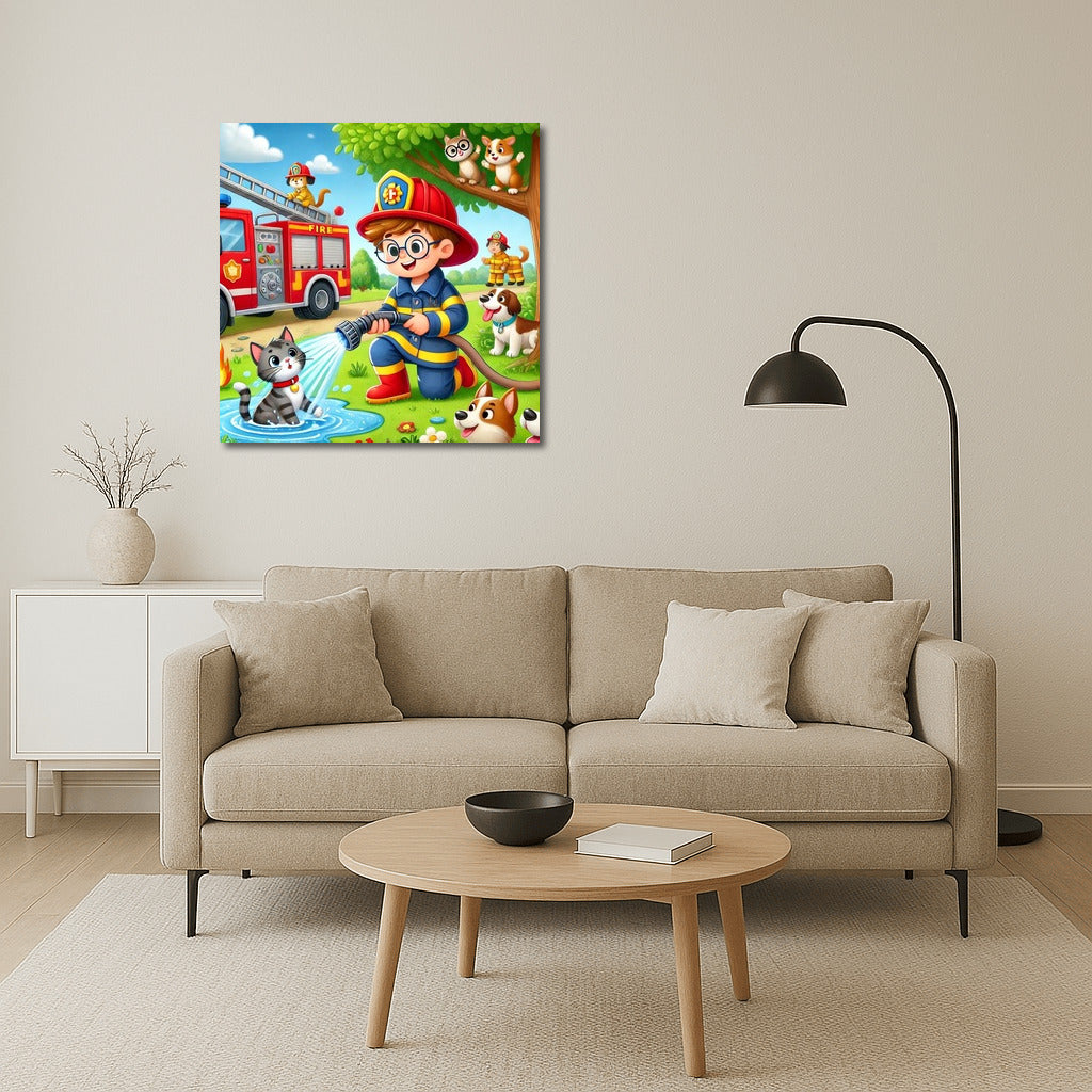 Little Fireman and His Furry Crew: Save the Day