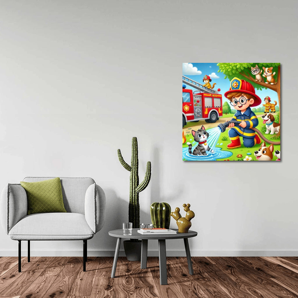 Little Fireman and His Furry Crew: Save the Day