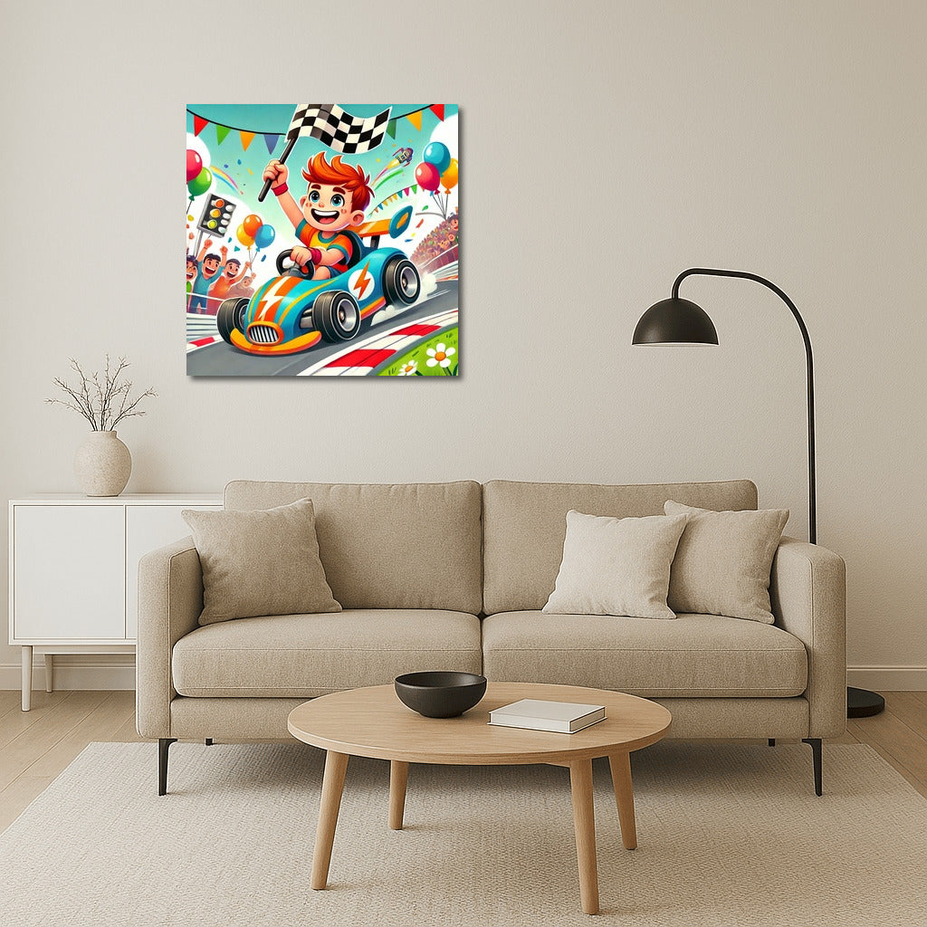 Little Karting Champion: Energy and Joy for the Kids Room