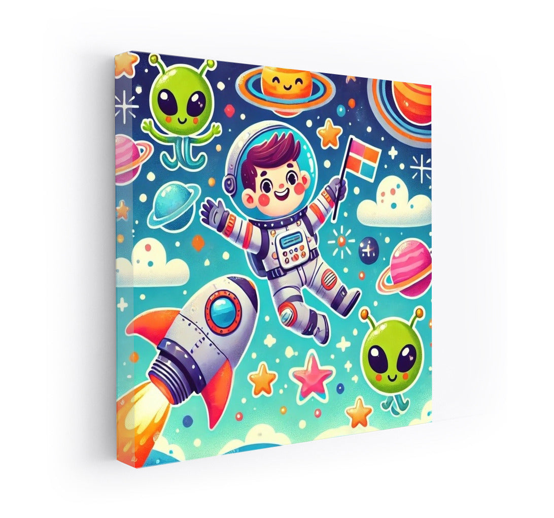 Space Adventures: Bright Aliens for the Kids Room