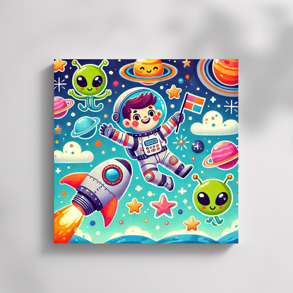 Space Adventures: Bright Aliens for the Kids Room